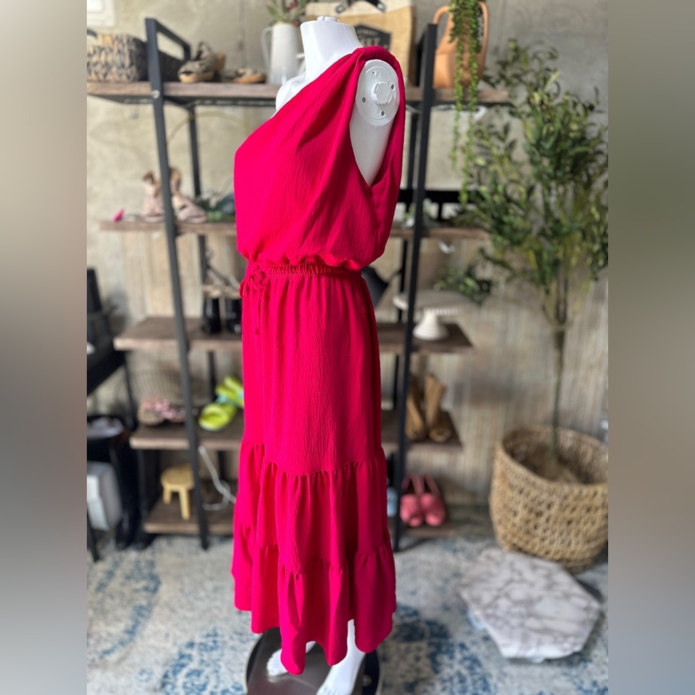 Max Studio Barbie pink off shoulder maxi dress - Picture 11 of 11